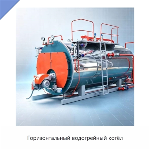 Горизонтальный водогрейный котёл