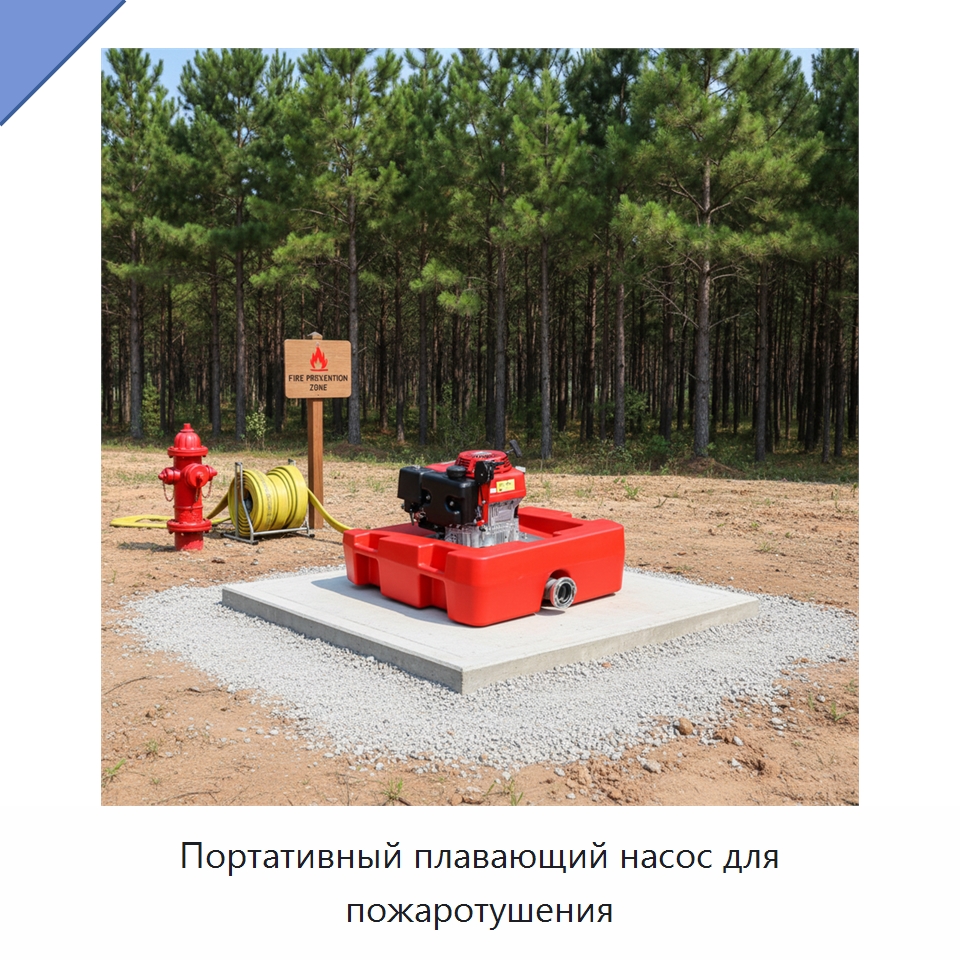 Портативный плавающий насос для пожаротушения — Противопожарное оборудование и принадлежности