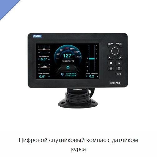 Цифровой спутниковый компас с датчиком курса — Специальные судовые принадлежности