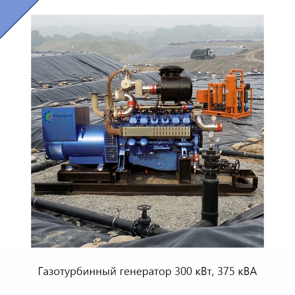 Газотурбинный генератор 300 кВт, 375 кВА — Газотурбинные генераторы