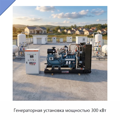 Генераторная установка мощностью 300 кВт