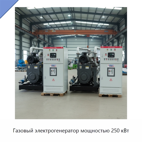 Газовый электрогенератор мощностью 250 кВт