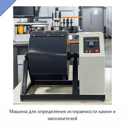 Машина для определения истираемости камня и заполнителей