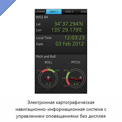 Электронная картографическая навигационно-информационная система с управлением оповещениями без дисплея