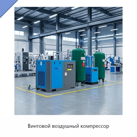 Винтовой воздушный компрессор