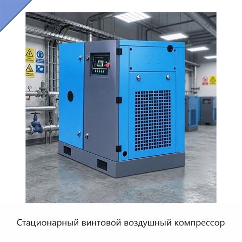 Стационарный винтовой воздушный компрессор