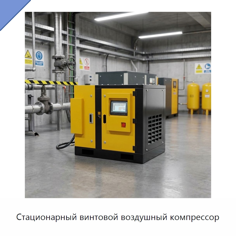 Стационарный винтовой воздушный компрессор — Промышленные компрессоры
