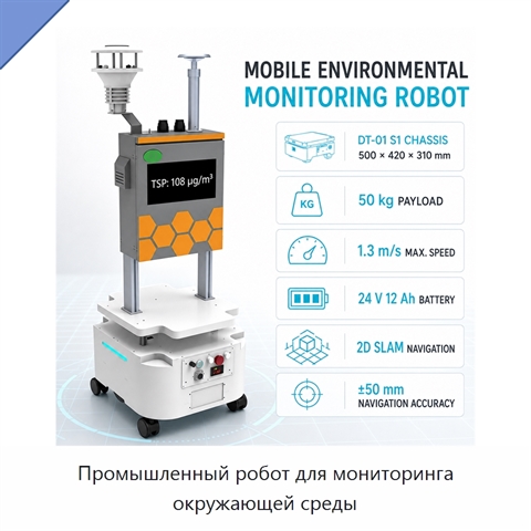 Промышленный робот для мониторинга окружающей среды
