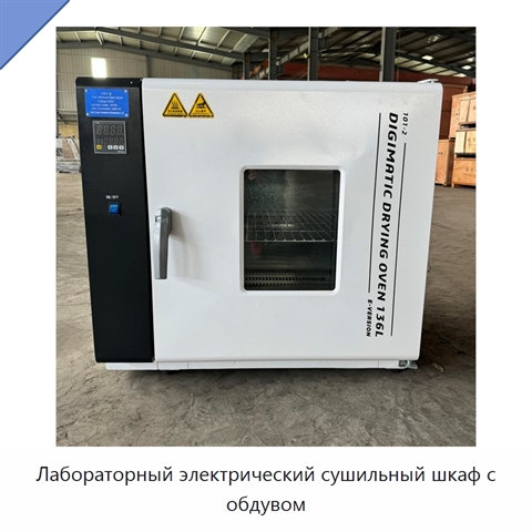 Лабораторный электрический сушильный шкаф с обдувом