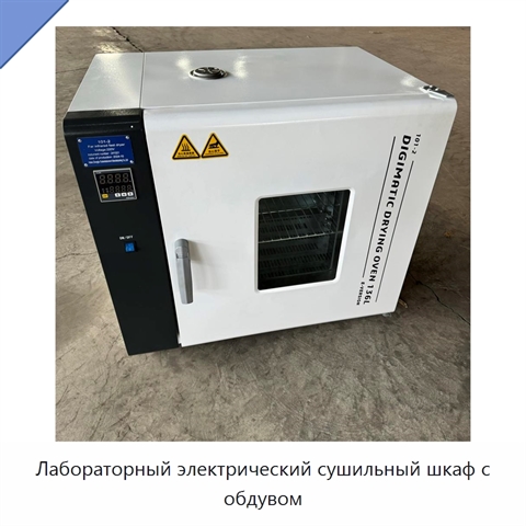 Лабораторный электрический сушильный шкаф с обдувом