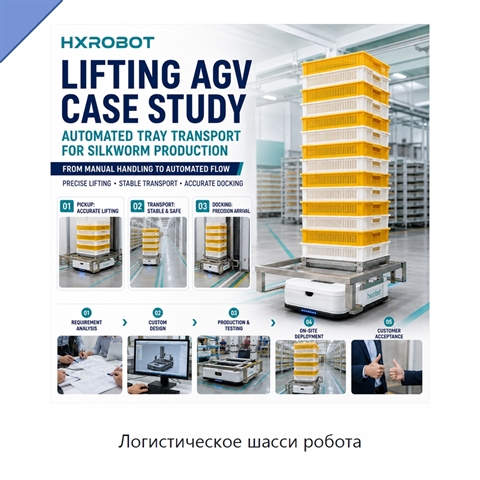 Логистическое шасси робота