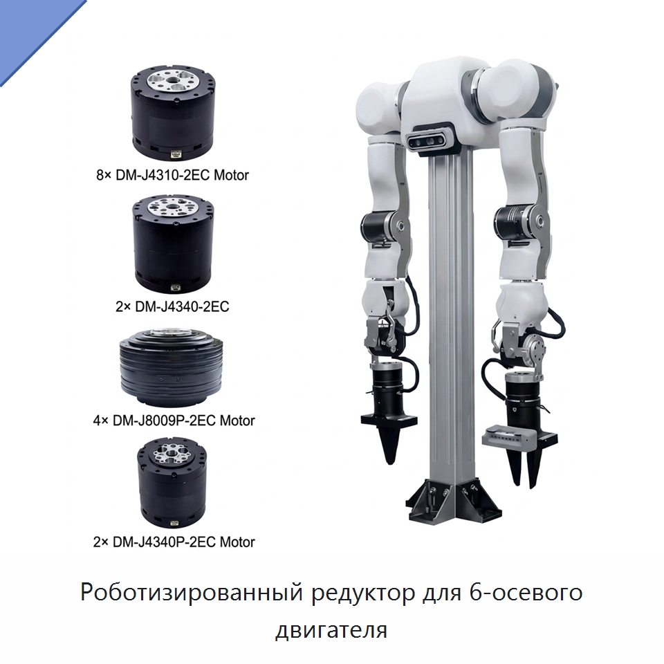 Роботизированный редуктор для 6-осевого двигателя — Шарнирные роботы