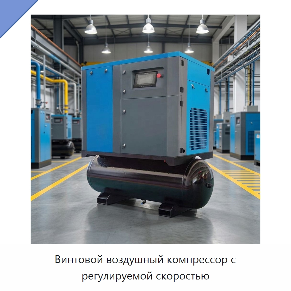 Винтовой воздушный компрессор с регулируемой скоростью — Промышленные компрессоры