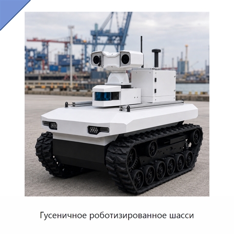 Гусеничное роботизированное шасси