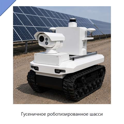 Гусеничное роботизированное шасси