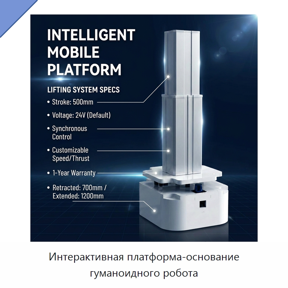 Интерактивная платформа-основание гуманоидного робота — Специальные коммерческие роботы