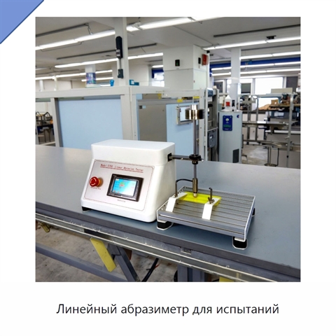 Линейный абразиметр для испытаний