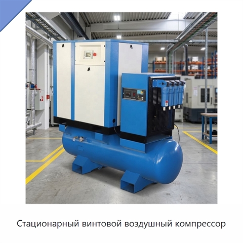 Стационарный винтовой воздушный компрессор