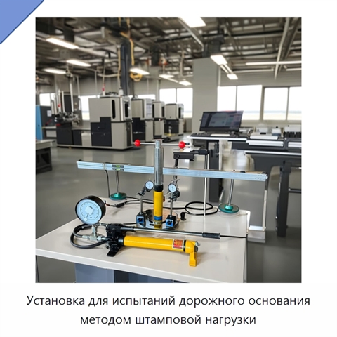Установка для испытаний дорожного основания методом штамповой нагрузки
