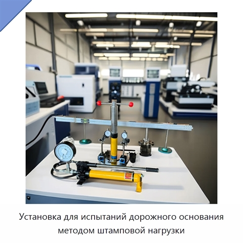 Установка для испытаний дорожного основания методом штамповой нагрузки