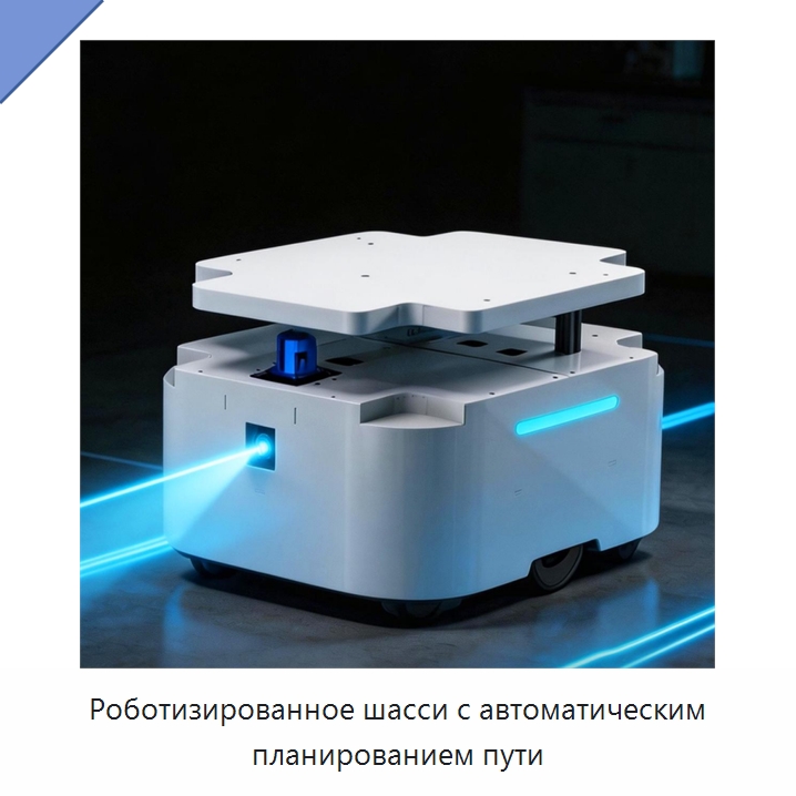 Роботизированное шасси с автоматическим планированием пути — Логистические роботы