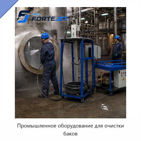 Промышленное оборудование для очистки баков