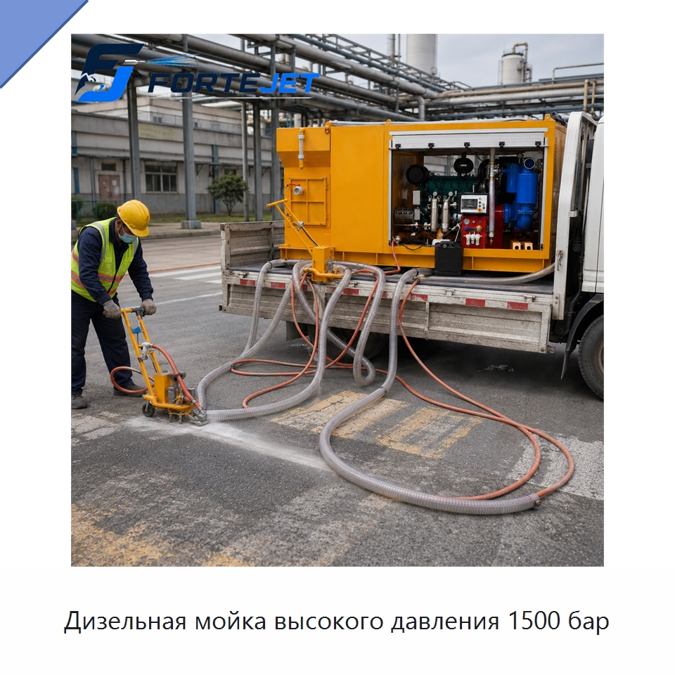 Дизельная мойка высокого давления 1500 бар — Аппараты высокого давления