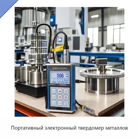 Портативный электронный твердомер металлов