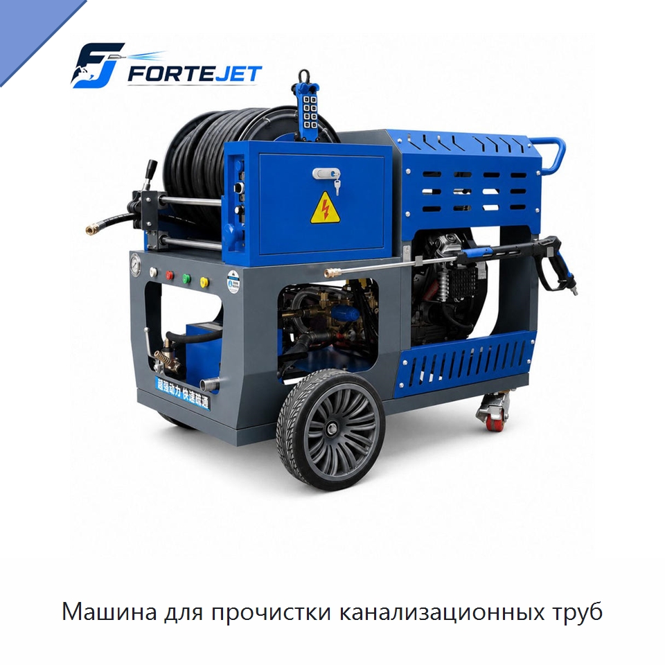 Машина для прочистки канализационных труб — Аппараты высокого давления