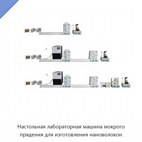 Настольная лабораторная машина мокрого прядения для изготовления нановолокон