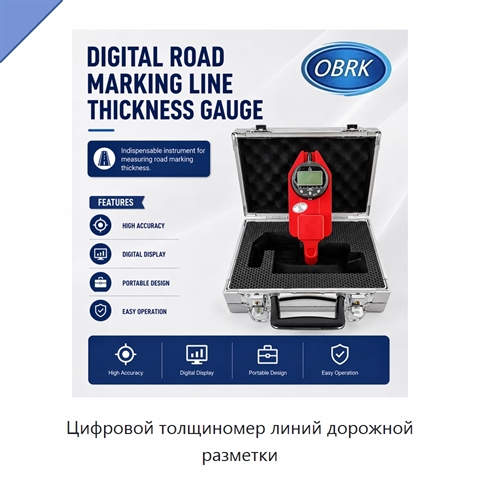 Цифровой толщиномер линий дорожной разметки