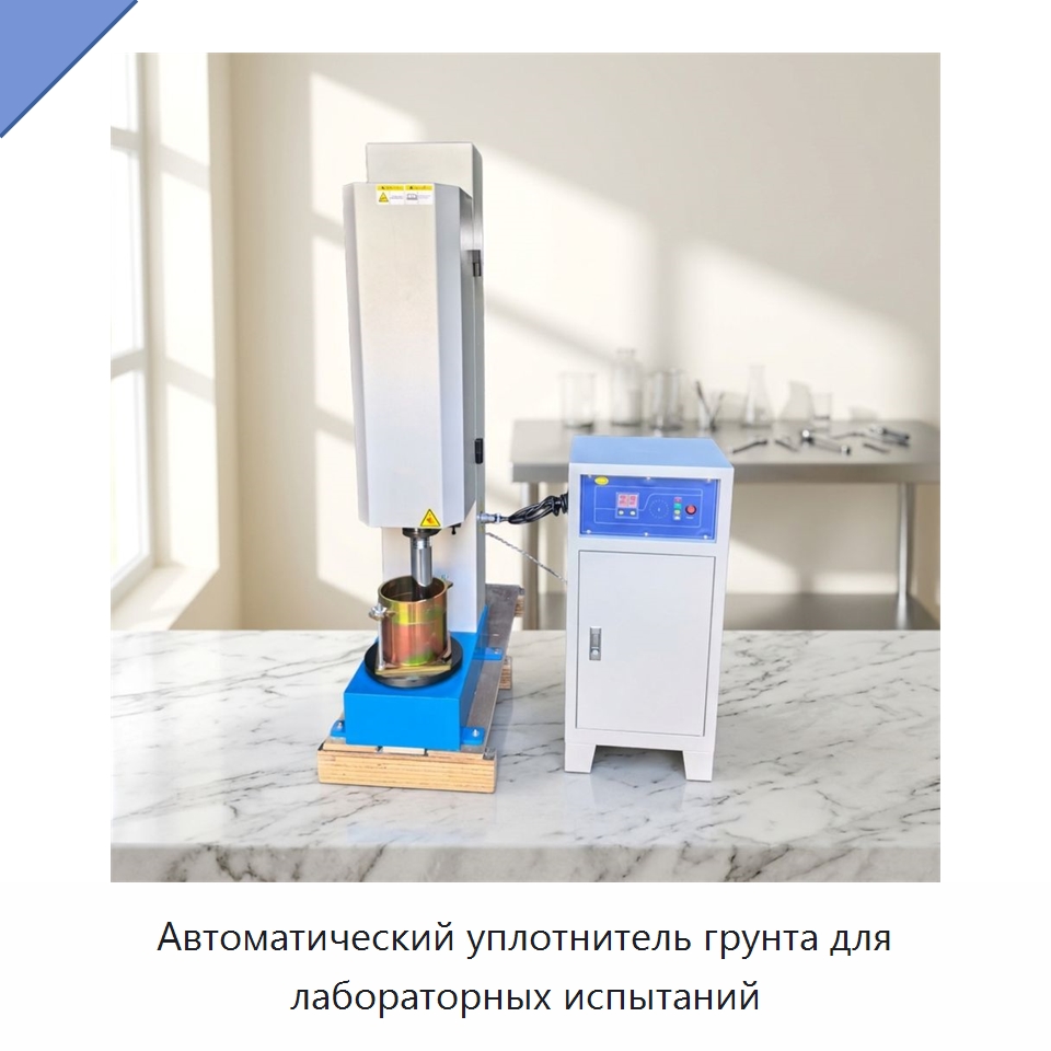 Автоматический уплотнитель грунта для лабораторных испытаний — Испытательное оборудование