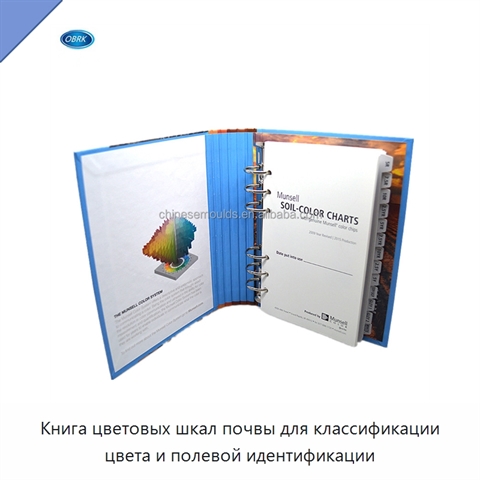 Книга цветовых шкал почвы для классификации цвета и полевой идентификации