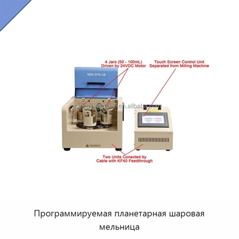 Программируемая планетарная шаровая мельница