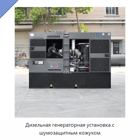 Дизельная генераторная установка с шумозащитным кожухом