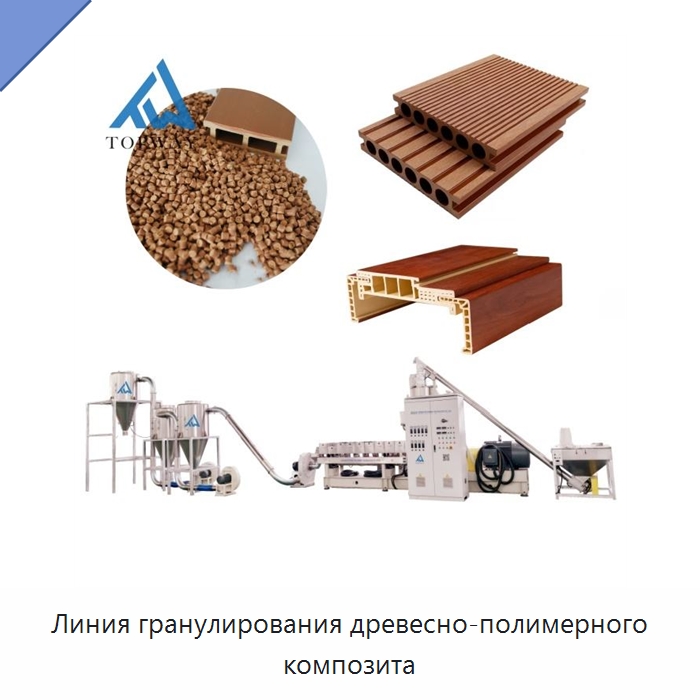 Линия гранулирования древесно-полимерного композита — Оборудование для подготовки полимерного сырья