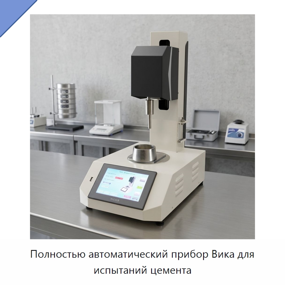 Полностью автоматический прибор Вика для испытаний цемента — Испытательное оборудование