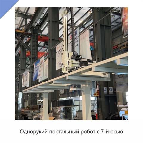 Однорукий портальный робот с 7-й осью