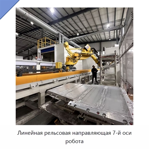 Линейная рельсовая направляющая 7-й оси робота