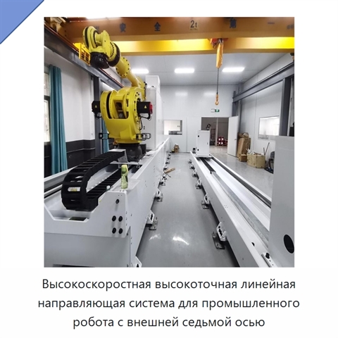 Высокоскоростная высокоточная линейная направляющая система для промышленного робота с внешней седьмой осью