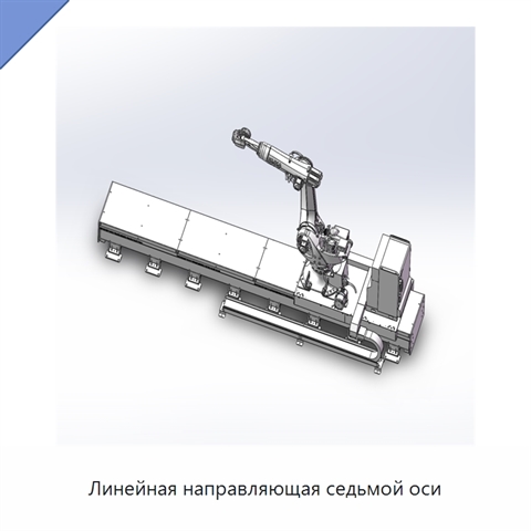 Линейная направляющая седьмой оси