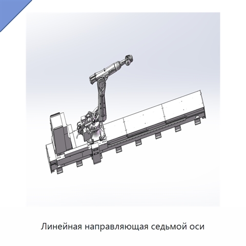 Линейная направляющая седьмой оси