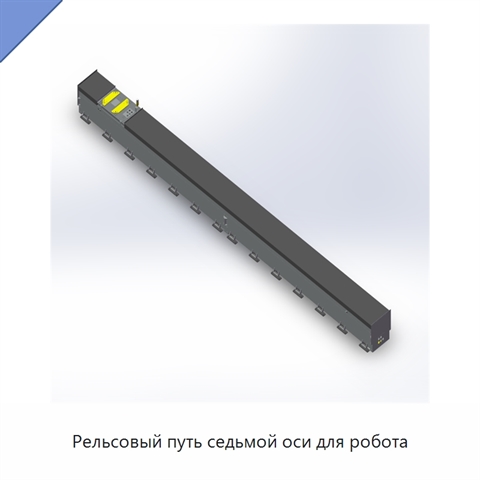 Рельсовый путь седьмой оси для робота