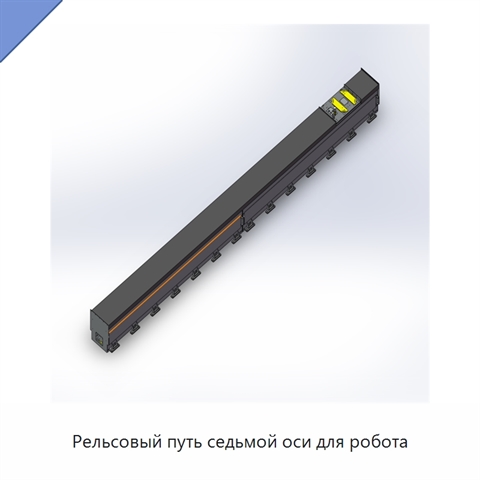 Рельсовый путь седьмой оси для робота