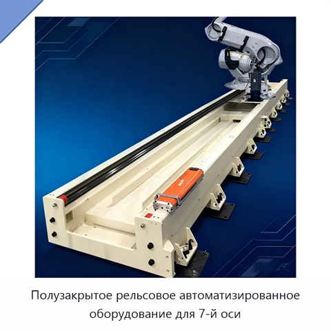 Полузакрытое рельсовое автоматизированное оборудование для 7-й оси