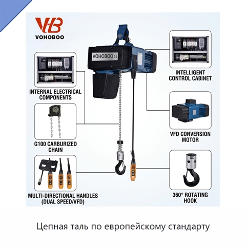 Цепная таль по европейскому стандарту