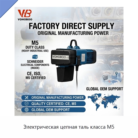 Электрическая цепная таль класса M5