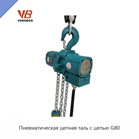 Пневматическая цепная таль с цепью G80