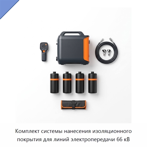 Комплект системы нанесения изоляционного покрытия для линий электропередачи 66 кВ