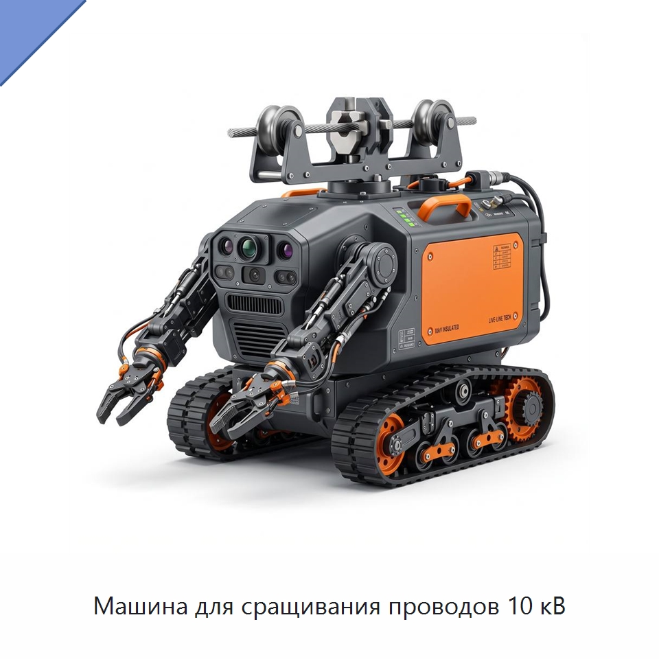Машина для сращивания проводов 10 кВ — Шарнирные роботы